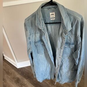 Zara Relaxed Fit denim jacket, size XXL